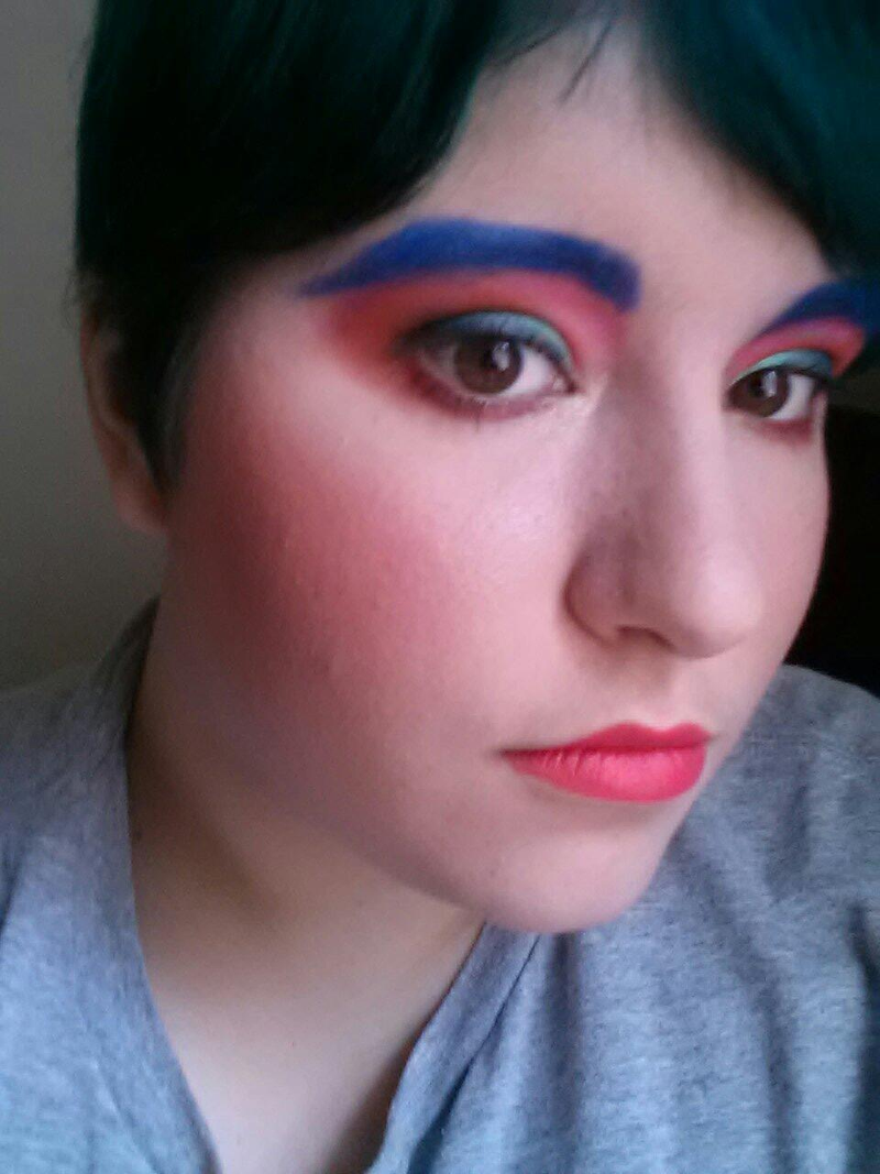 Illustration for article titled Quetzal Inspired Makeup Tutorial!
